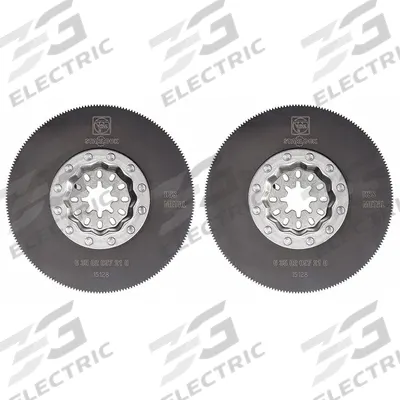 FEIN Oscillating Tool Blade: 3 3/8 in Blade Wd, 3 3/8 in Overall Lg, Long Cutting - Starlock Plus Mounted Blades