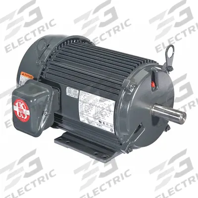 U.S. MOTORS General Purpose Motor: Rigid Base Mount, Totally Enclosed Fan Cooled, 1 1/2 hp - Rigid Base 3-Phase General Purpose AC Motors