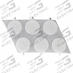 TAPECASE Foam Tape: Conformable, Permanent, Disc, 3/4 in Dia, 62.5 mil Thick, Closed, White, Acrylic (MPN 16U775). Key specifications — Series: FTC; Backing Material: Polyethylene Foam; Bond Type: Permanent.