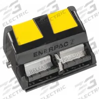 ENERPAC Air Hydraulic Pump: 10,000 psi Max. Op Pressure, 0.53 gal Reservoir Capacity, Foot (MPN XA12). Key specifications — attr944931: Hold; attr944932: 3-Position; attr995446: Foot.