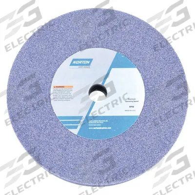 NORTON Straight Grinding Wheel: Type 1, 10" x 1" x 3" - Grinding Wheels for Moderate-to-Heavy Grinding of Tool Steels