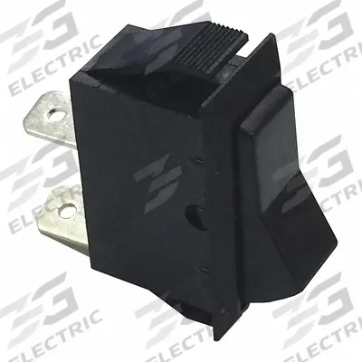 BATTERY DOCTOR Automotive Switch: Rocker Switch, SPST, 2 Connections, Off/On, Black - Automotive Rocker Switches