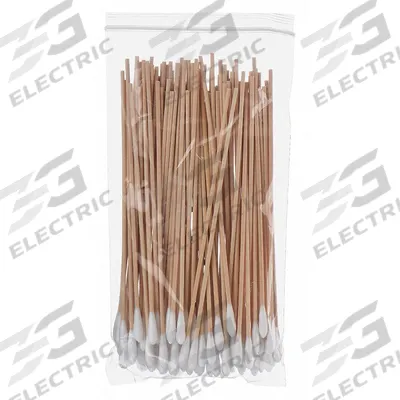 FIRST AID ONLY Cotton Tip Swab: Non-Sterile, Cotton, 6 in Lg, Wood, Single - Cotton Tip Swabs