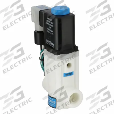 PLAST-O-MATIC Solenoid Valve: 2-Way, Normally Closed, 1/2 in Pipe Size, 120V AC - 2-Way/2-Position, Normally Closed Solenoid Valves