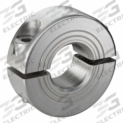 RULAND MANUFACTURING Shaft Collar: 2-Piece, Metric with Inch Bore, Round, Clamp-On - Stainless Steel Shaft Collars