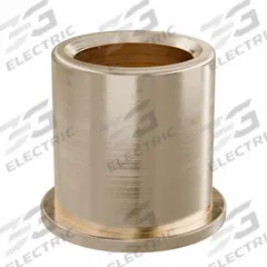 Flanged Sleeve Bearing: Bronze, SAE 841, 1/2 in Bore, 11/16 in OD, 3/4 in Lg, -35°F to 300°F, 10 PK (MPN FF609-04B). Key specifications — System of Measurement: Inch; Material Grade: SAE 841; Flange Type: Flanged; Brand: OILITE.