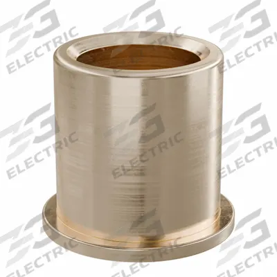 OILITE Flanged Sleeve Bearing: Bronze, SAE 841, 1/2 in Bore, 11/16 in OD, 3/4 in Lg - Lubricated General Purpose Metallic Flanged Sleeve Bearings