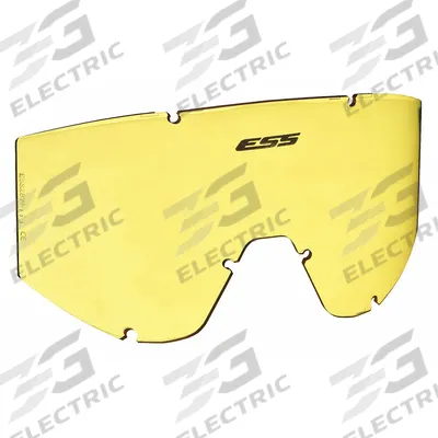 ESS Goggle Lens: Yellow, Anti-Fog/Scratch-Resistant - Lenses for ESS Safety Goggles