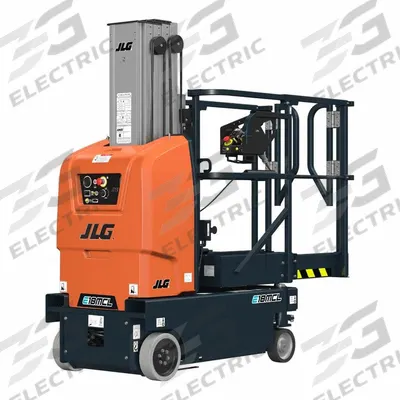 JLG Mobile Personnel Lift: Battery, Drivable, 18 ft Elevated Platform Ht - Drivable Vertical Lifts