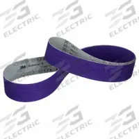3M CUBITRON 3 Cloth Grinding Belt: 1 in W x 118 in L, Ceramic, 36 Grit, YF Wt Polyester Backing (MPN 7100316210). Key specifications — Series: Cubitron 1184F; Brand: 3M CUBITRON 3.