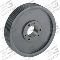 APPROVED VENDOR V-Belt Pulley: 3V1060, 5 Groove, 10.6 in OD, Bushed Bore, SK, Quick Detachable (MPN 53V1060SK). Key specifications — Pulley Industry Number: 3V1060; Pitch Diameter: 10.6 in (3V); For Belt Section (broad, with similar types): 3V or 3VX.