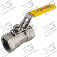 APPROVED VENDOR Manual Two-Way Ball Valve: 1 1/2 in, 316 Stainless Steel, Straight Valve Body, RPTFE (MPN 06Q011N04112). Key specifications — Brand: APPROVED VENDOR; Handle: Locking Lever.