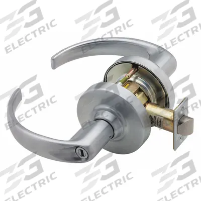 SCHLAGE Door Lockset: Privacy Lever Locksets, Chrome