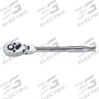 WESTWARD Hand Ratchet: Pear, Reversible, 7 1/4 in Overall Lg, Chrome, 5° Min Arc Swing (MPN 440G10). Key specifications — attr1205598: Reversible; attr1205605: Quick-Release Not Included; attr1205626: Chrome; attr1205607: Pear; attr1205624: WESTWARD.