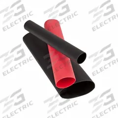 3M Heat Shrink Tubing: 0.35 in I.D. Before Shrinking, 0.08 in I.D. After Shrinking, 6 in Lg, 100 PK (MPN EPS400-.350-6"-BLACK-10-10 PC PKS). Key specifications — attr202046: Black; attr211475: 3M.