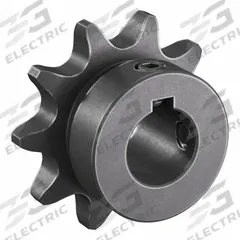 TSUBAKI Single Strand Sprocket: 41, For 1/2 in Chain Pitch, 5/8 in Bore Dia, 10 Teeth, Steel (MPN 41B10F-5/8). Key specifications — Brand: TSUBAKI.