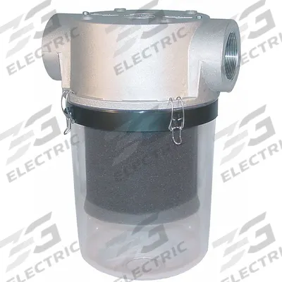 SOLBERG T-Style Inlet Vacuum Filter: 5 micron Rating, 99% Efficiency - T-Style Vacuum Pump Inlet Filters