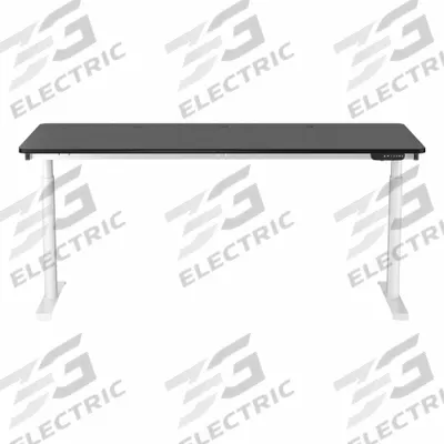 VERSADESK Electric Sit-Stand Desk: White, Wood, 72 in Overall Wd, 30 in Overall Dp - Electric Adjustable-Height Desks