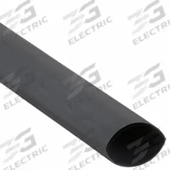 3M Heat Shrink Tubing: 0.95 in I.D. Before Shrinking, 0.32 in I.D. After Shrinking, 4 ft Lg, 5 PK (MPN SFTW-203-1-48-BLACK). Key specifications — Color: Black; Brand: 3M.