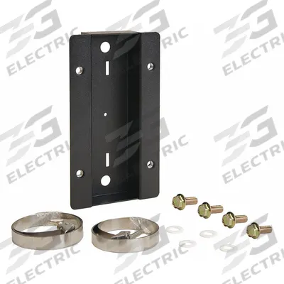 HUBBELL GAI-TRONICS Pole Mounting Kit: Steel, Mounting Kits, Banding Straps/Brackets/Screws