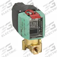 REDHAT Solenoid Valve: 2-Way, Normally Closed, 1/4 in Pipe Size, 100 to 240V AC/DC, High Flow (MPN 8262R232). Key specifications — Pipe Size: 1/4 in; Voltage: 100 to 240V AC/DC; Brand: REDHAT; Coil Enclosure: Without Junction Box.