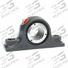 MOLINE BEARING Pillow Block Bearing: 2 3/16 in Bore, Spherical E Roller Bearing, Cast Iron, 2 Holes (MPN 29621203). Key specifications — Maximum Speed: 2,150 RPM; Mounting Bolt Size: 5/8 in; Brand: MOLINE BEARING.