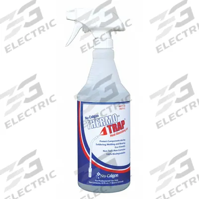 NU-CALGON Heat Protective Barrier: 1 qt Size, Spray Bottle, Gel - HVAC Heat Compounds