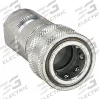 PARKER Hydraulic Quick Connect Hose Coupling: 3/4 in Coupling Size, Steel, 23 lpm Max. Flow Rate (MPN H3-62-T8). Key specifications — Thread Size: 3/4"-16; Brand: PARKER; Seal Material: Nitrile.