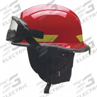 BULLARD Fire Helmet: Red, Polyetherimide, Modern Rear Brim, Chin Strap (MPN URXRDGFP4). Key specifications — Color: Red; Chin Strap: Yes; Brand: BULLARD; Shell Material: Polyetherimide; Style: Modern Rear Brim; Suspension: Standard Sure-Lock(R) Ratchet Headband.