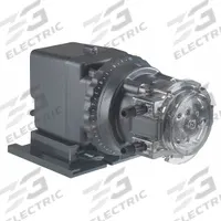 STENNER Peristaltic Chemical Metering Pump: 120V AC, 1/30 hp HP, 10 gpd Max. Flow Rate, Santoprene (MPN 45MJH2A3STAA). Key specifications — Tubing Material: Santoprene; Brand: STENNER; Reproducibility: ±2.0%.