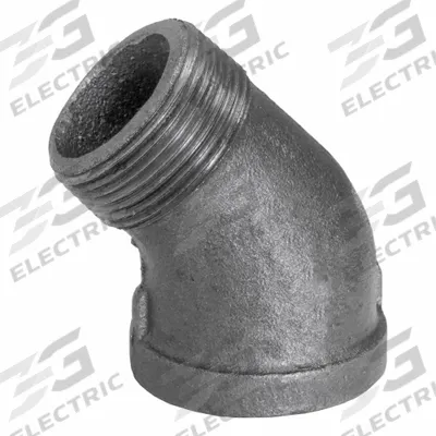 USA INDUSTRIALS Metal Pipe Elbow: 3/4 in x 3/4 in, Threaded x Threaded, Class 300, 300 psi - Medium-Pressure Threaded Pipe Fittings with Thread Sealant