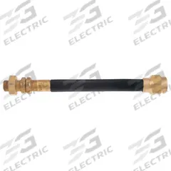 HALTEC Screwdriver Valve Cap: Hand-Bendable Extensions, Flex Tire Valve Extenders, Hex, Black, Brass (MPN 753S-8). Key specifications — Compatible Valve Size: Large Bore; Color: Black; Product Type: Hand-Bendable Extensions; Shape: Hex; Design: Flexible Tire Valve Extenders; Compatible Thread Size: 31/64"-26; Finish: Zinc Plated; Material: Brass.