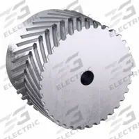 CONTINENTAL Gearbelt Pulley: Plain, 8 mm Pitch, For 50 mm Belt Wd, 36 Teeth, 1/2 in Bore Dia (MPN L-36S-MPB ALUMINUM). Key specifications — Brand: CONTINENTAL; Sub-brand: SilentSync.