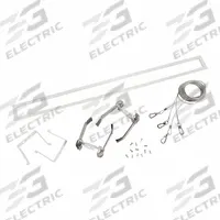 KEYSTONE TECHNOLOGIES Light Fixture Mounting Kit: For Use With 4 ft Series A Linear Arch Fixtures (MPN KT-LALED-4A-RM-KIT). Key specifications — Brand: KEYSTONE TECHNOLOGIES; Includes: recessed mount frame, spring clips, spring clipbrackets, safety cables, and mounting hardware; For Use With: 4 ft Series A Linear Arch Fixtures.