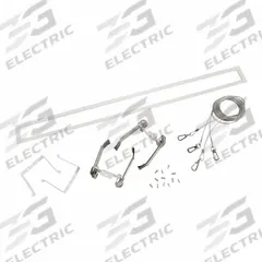 KEYSTONE TECHNOLOGIES Light Fixture Mounting Kit: For Use With 4 ft Series A Linear Arch Fixtures (MPN KT-LALED-4A-RM-KIT). Key specifications — Brand: KEYSTONE TECHNOLOGIES; Includes: recessed mount frame, spring clips, spring clipbrackets, safety cables, and mounting hardware; For Use With: 4 ft Series A Linear Arch Fixtures.