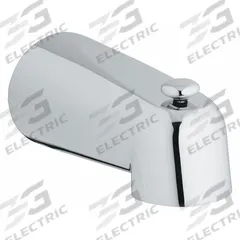 GROHE Bathtub Spout Diverter: 1/2 in Connection Size, NPT Connection, 5 in Spout Reach (MPN 13611000). Key specifications — Tub Spout Connection Type: NPT; Trim Finish: Chrome; Tub Spout Material: Chrome; Brand: GROHE.