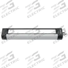 WALDMANN Linear Machine Tool Light: Linear, LED, 1,100 lm Max Brightness, 5000K, Clamp, 15 W Watt (MPN 113051M20). Key specifications — attr565515: WALDMANN; attr565521: M12 Connector; attr565532: Borosilicate Glass; attr565541: 100/120/220 to 240V AC; attr1135070: 16 ft with M12 Connector.