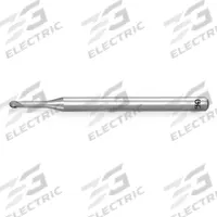 OSG Ball End Mill: Carbide, WXL Coated, 2 Flute, 4 mm Mill Dia, 3.2 mm LOC, 60 mm OAL (MPN 3124116)