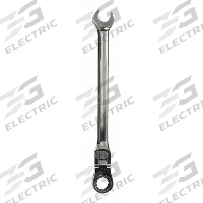 WESTWARD Combination Wrench: Alloy Steel, Chrome, 11/16 in Head Size, 10 in Overall Lg - SAE 12-Point Ratcheting Combination Wrenches