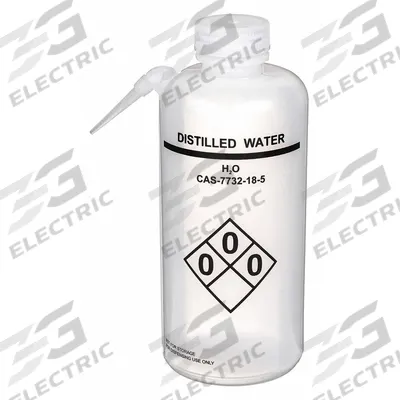 APPROVED VENDOR Wash Bottle: 750 mL, Distilled Water, Wide, Integrated Spout Spout - Wide Mouthed Integrated Spout Wash Bottles