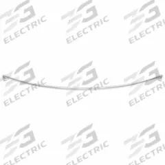 WINGITS Curved Shower Rod: 60 in Overall Wd, Stainless Steel, Satin, Drywall, 6 PK (MPN WOCSN5SP). Key specifications — Brand: WINGITS; Finish: Satin; Material: Stainless Steel; Includes: (4) Set Screws; Mounting Type: Drywall.