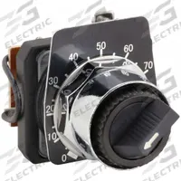 DAYTON Potentiometer: 30 mm Panel Mounting Size, 5,000 ohm Max Resist Rating, Metallic (Black) Bezel (MPN 30G486). Key specifications — Manufacturer Part Number: 30G486; Series: Potentiometer SWITCH; Brand: DAYTON; Includes Dial Plate: Dial Plate Included; Knob Style: Standard; Bezel Style: Metallic (Black).