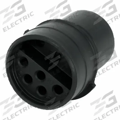 SURE-SEAL CONNECTIONS Circular Connector: SS-9, Plug, 5 Male / 4 Female, 15 A, 18 to 14 AWG Wire Size - Sure-Seal Industrial & Automotive Circular Connectors