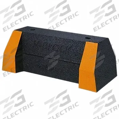 ANVIL H Block Support: Rubber Base, 12 in Overall Lg, 12 in L x 12 in W Base Size - Support Blocks