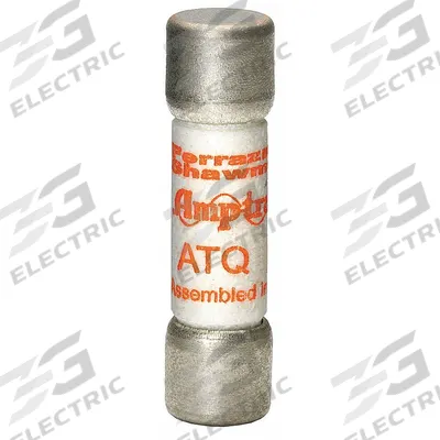 MERSEN Fuse: ATQ Series, Midget, Time-Delay, 8 A, 500 V AC, 13/32 in x 1 1/2 in - Time-Delay Cylindrical Fuses