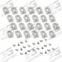 HAMMOND Replacement Wall Mounting: For Mounting Printed Circuit Boards, Polycarbonate (MPN 1557FOOT2GY-24). Key specifications — Brand: HAMMOND; Accessory Type: Replacement Wall Mounting Bracket Kit; Application: For Mounting Printed Circuit Boards; Material: Polycarbonate.