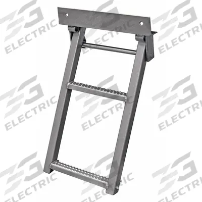 BUYERS PRODUCTS Retractable Truck Step: 14 1/4 in Step Wd, 2 1/4 in Step Dp, Stainless Steel - Retractable Truck Steps