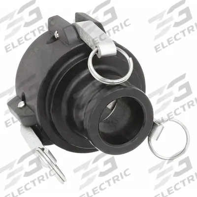 BANJO Cam and Groove Adapter: 200 psi Max. Working Pressure @ 70 F, 4 25/32 in Overall Lg - Type B Polypropylene Cam & Groove Fittings