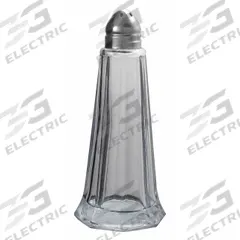 ITI Salt/Pepper Shaker: Glass, Clear, 4 3/8 in Overall Ht, Clear (MPN GS-1). Key specifications — Color: Clear; Brand: ITI; Body Material: Glass; Product Type: Shaker; For Food Type: Pepper; Salt.