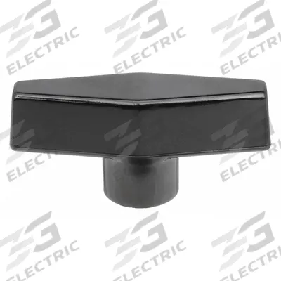 DAVIES Hand Knob: T, Thermoset, 5/16"-18 Thread, 14 mm Thread Lg - T-Handle Knobs with Threaded Hole